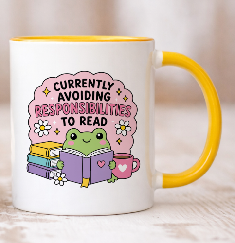 Personalised printed mug - Avoiding responsibilities