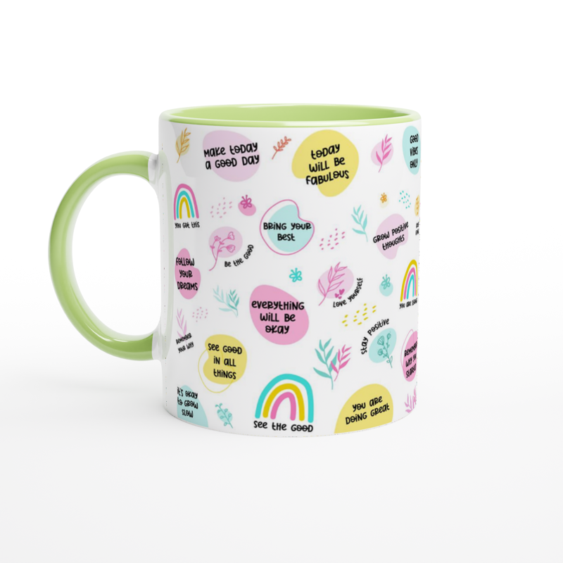 Positive Affirmation Mug – Hand Printed in the UK (11oz)
