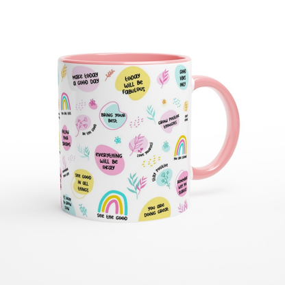 Positive Affirmation Mug – Hand Printed in the UK (11oz)