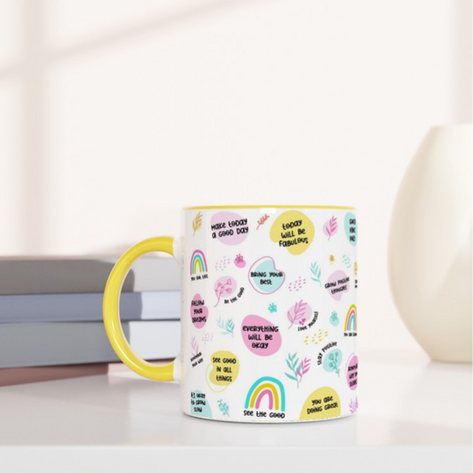 Positive Affirmation Mug – Hand Printed in the UK (11oz)
