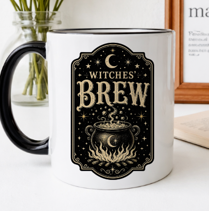 Personalised printed mug - Witches Brew